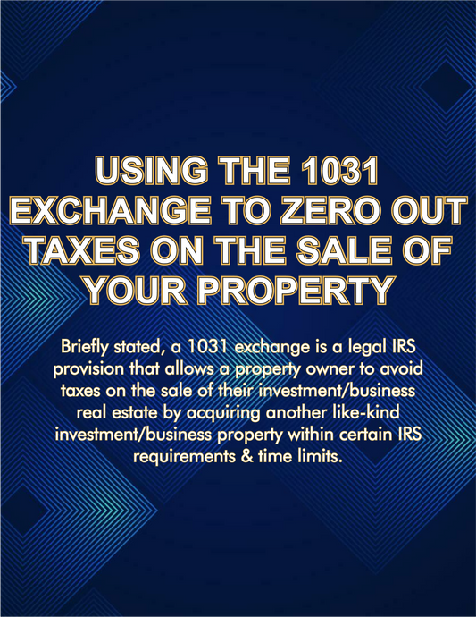 1031 Exchange Guide: Eliminate Taxes on Property Sales