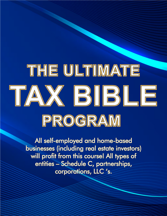 Brand New Ultimate Tax Bible Program